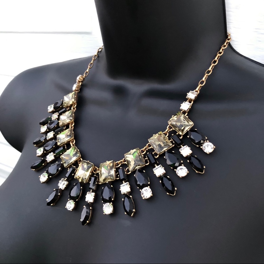 J. Crew Rhinestone Statement Necklace - Picture 3 of 12